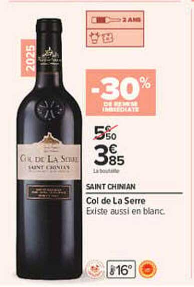 -30% DE REMISE IMMÉDIATE