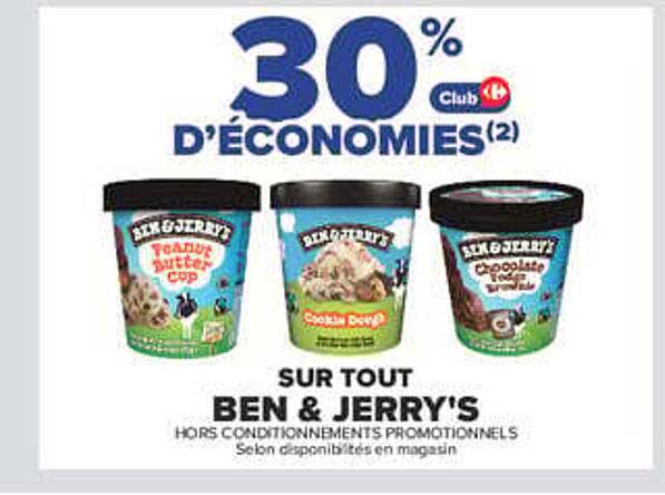 30% D’ÉCONOMIES Club