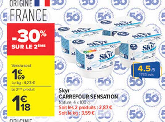 -30% SUR LE 2ÈME