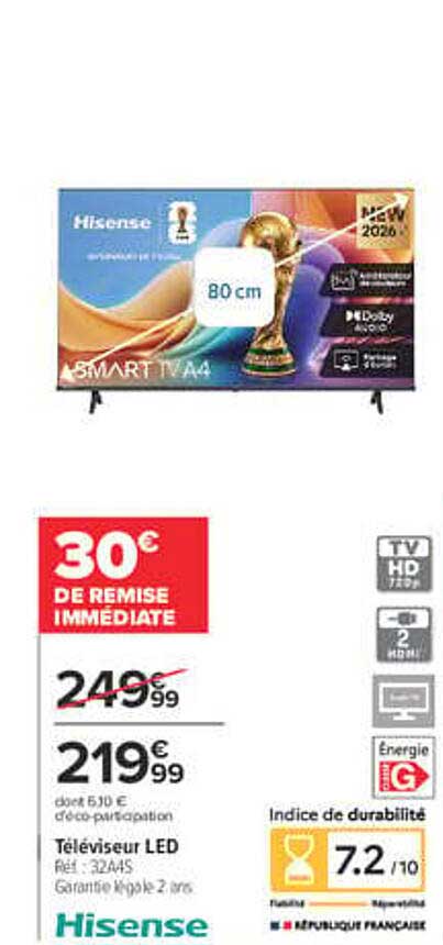 30€ DE REMISE IMMEDIATE