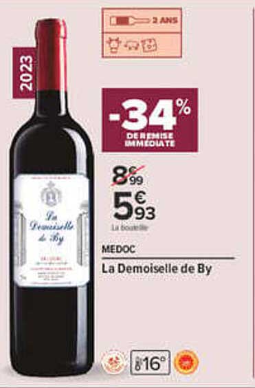 -34% DE REMISE IMMÉDIATE