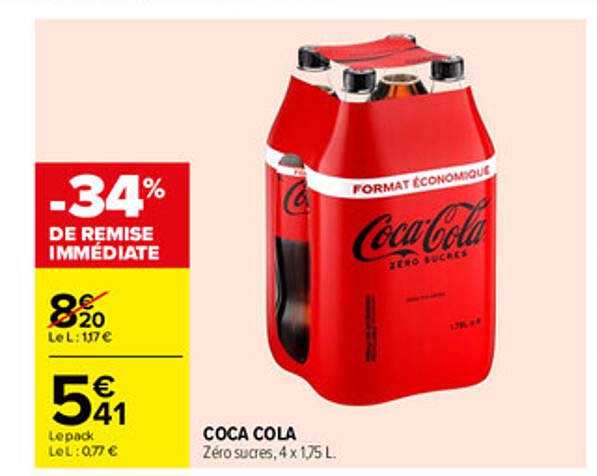 -34% DE REMISE IMMÉDIATE