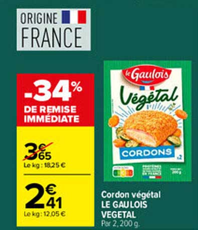 -34% DE REMISE IMMÉDIATE