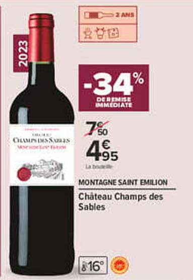-34% DE REMISE IMMÉDIATE
