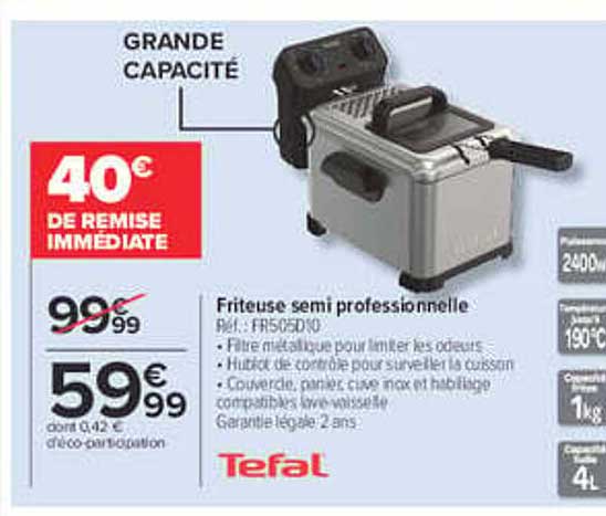 40€ de remise immédiate