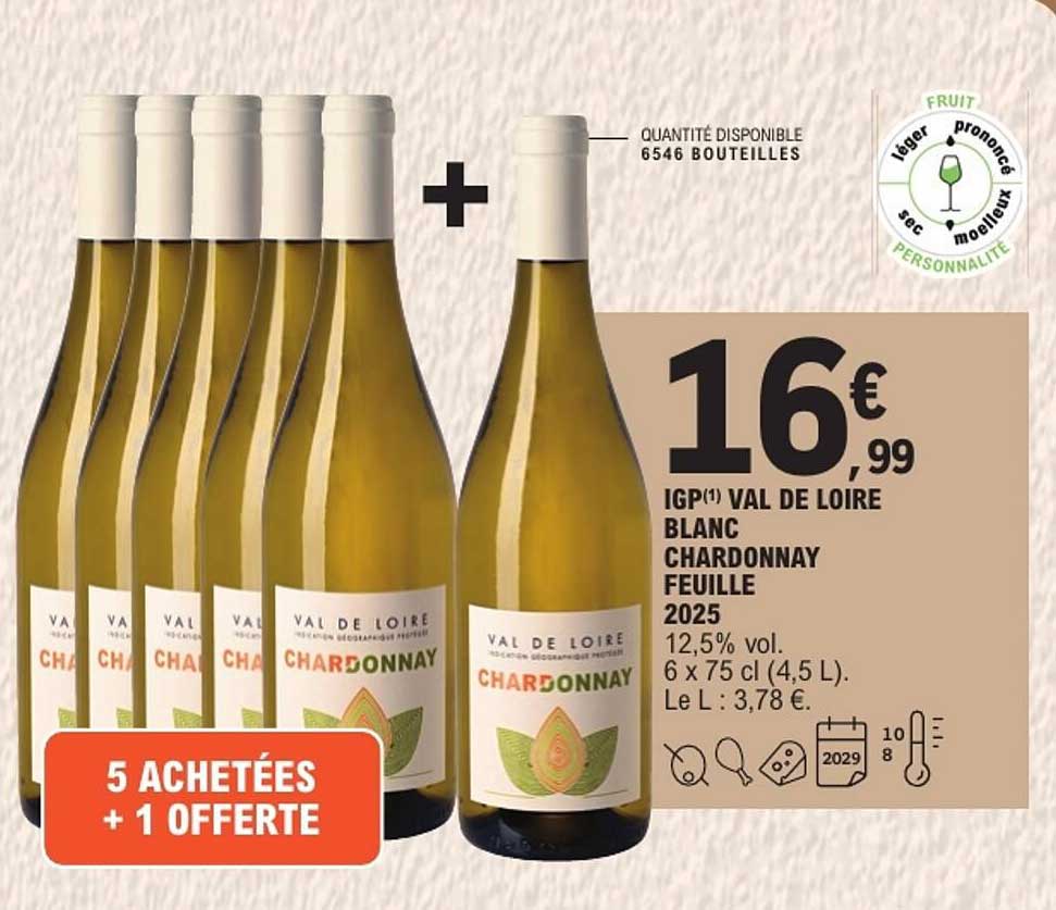 5 ACHETÉES + 1 OFFERTE