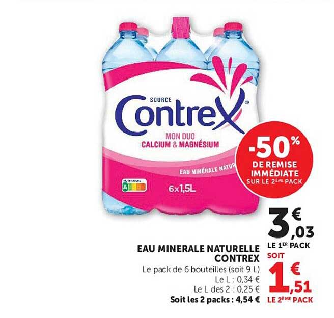 -50% DE REMISE IMMÉDIATE SUR LE 2ÈME PACK