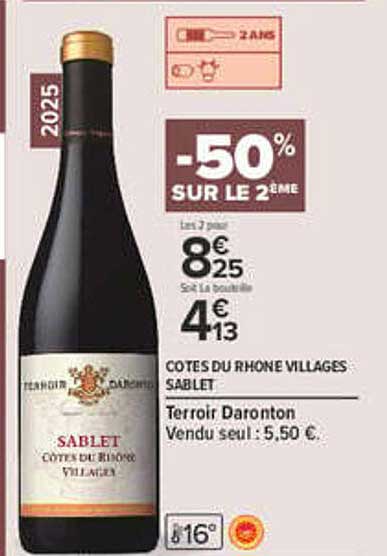-50% SUR LE 2ÈME