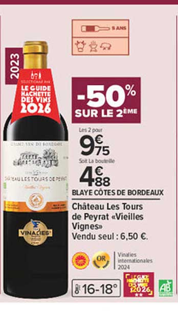-50% SUR LE 2EME