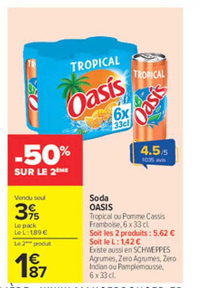 -50% SUR LE 2ÈME