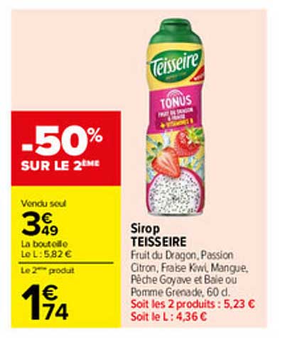 -50% SUR LE 2ÈME