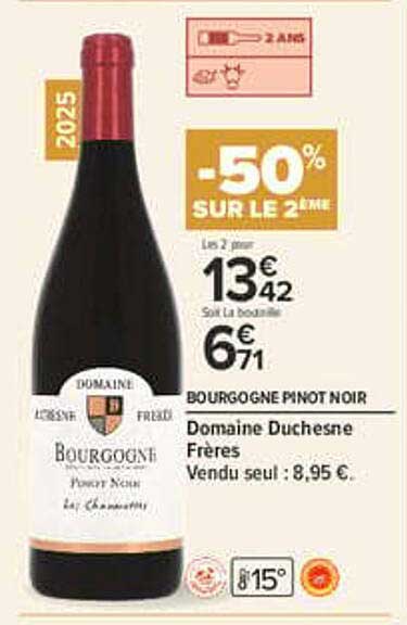-50% SUR LE 2ÈME