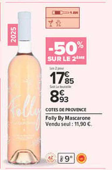 -50% SUR LE 2ÈME