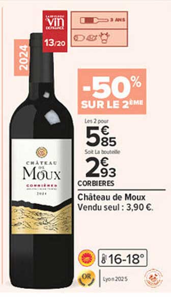 -50% sur le 2ème