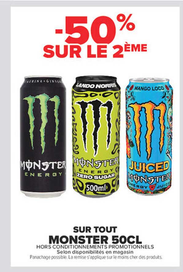 -50% SUR LE 2ÈME