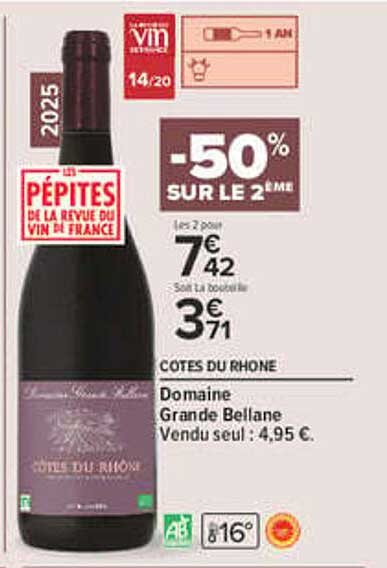 -50% SUR LE 2ÈME