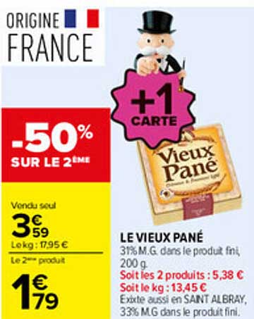 -50% SUR LE 2ÈME