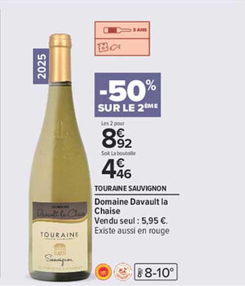 -50% SUR LE 2ÈME