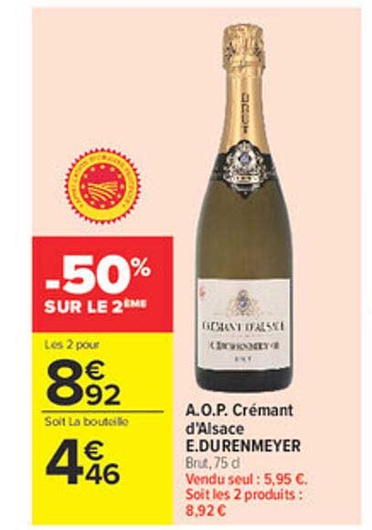 -50% SUR LE 2ÈME