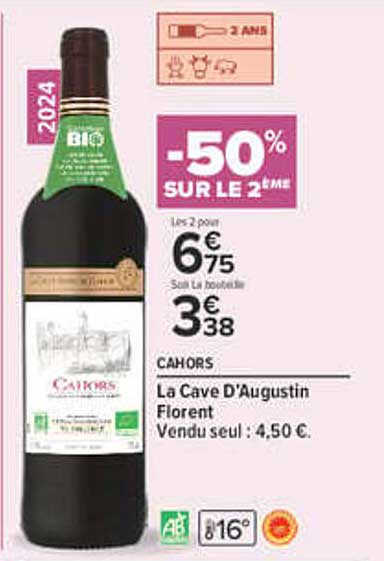-50% SUR LE 2ÈME