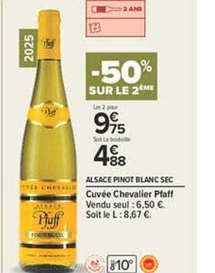 -50% SUR LE 2ÈME