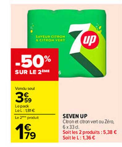 -50% SUR LE 2ÈME