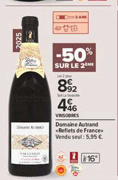 -50% SUR LE 2ÈME