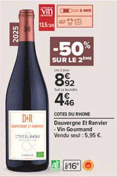 -50% SUR LE 2ÈME