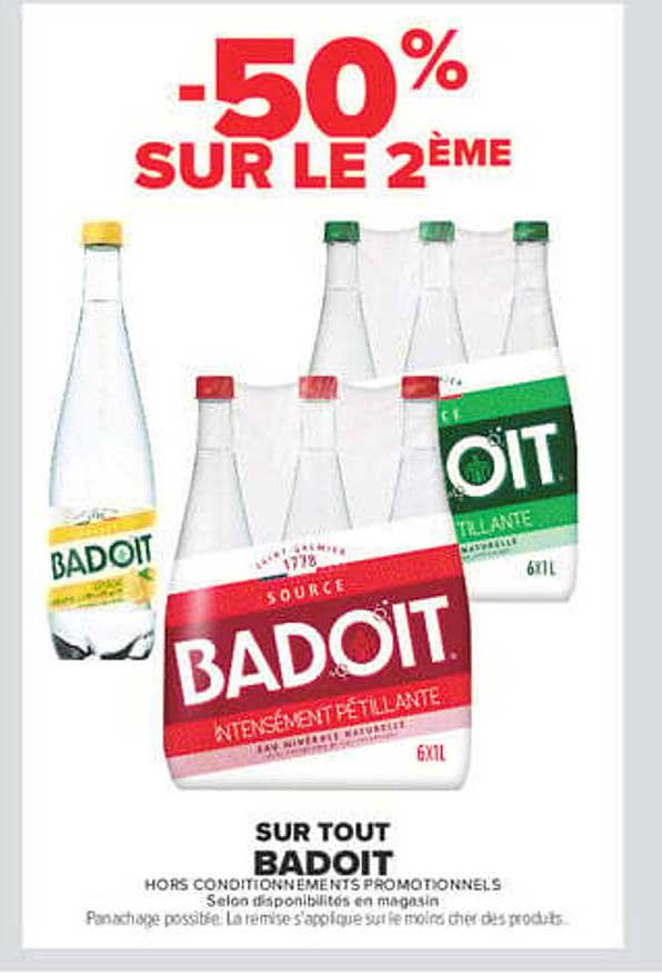 -50% SUR LE 2ÈME