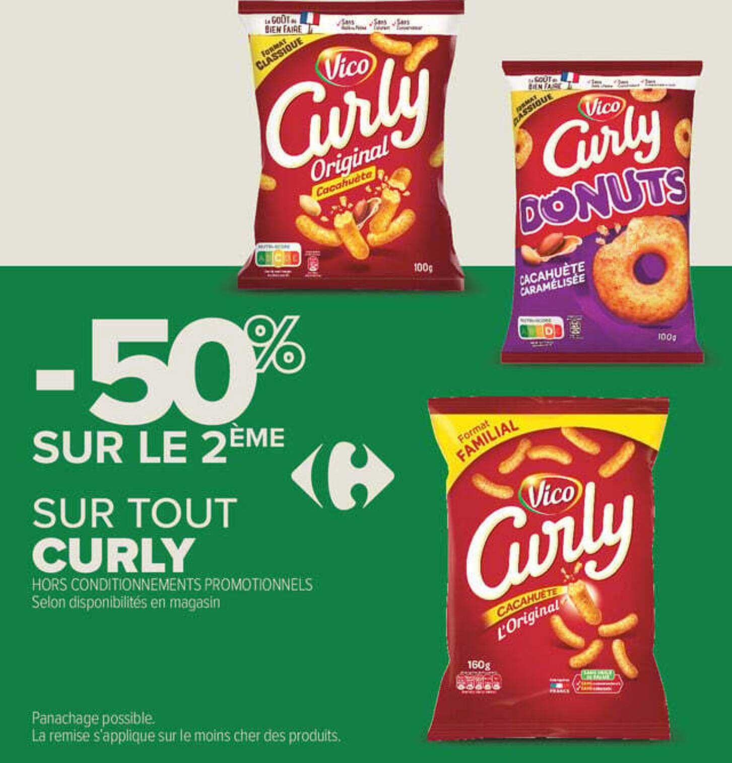 -50% SUR LE 2ÈME SUR TOUT CURLY