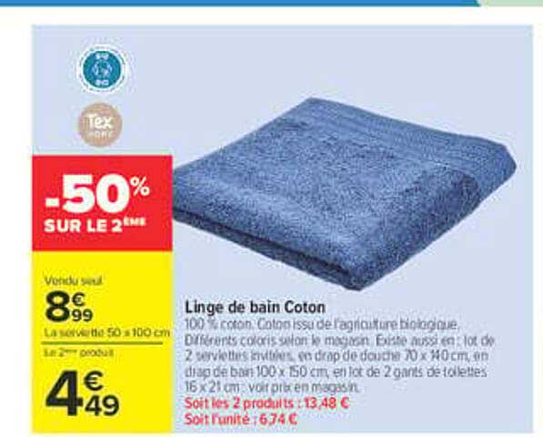 -50% SUR LE 2ÈME