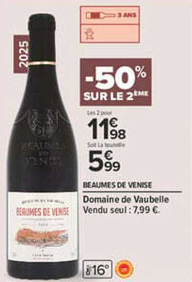 -50% SUR LE 2ÈME