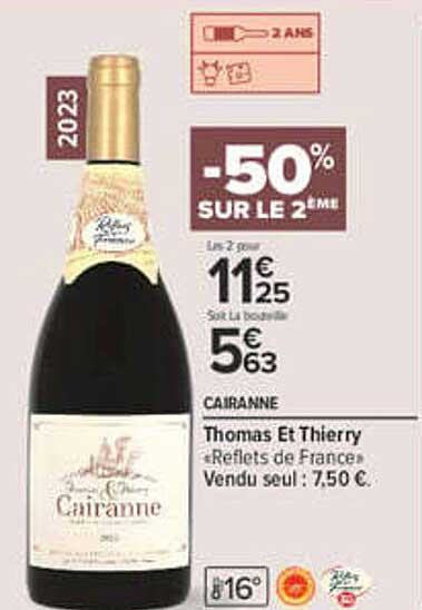 -50% SUR LE 2ÈME