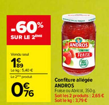 -60% SUR LE 2ème