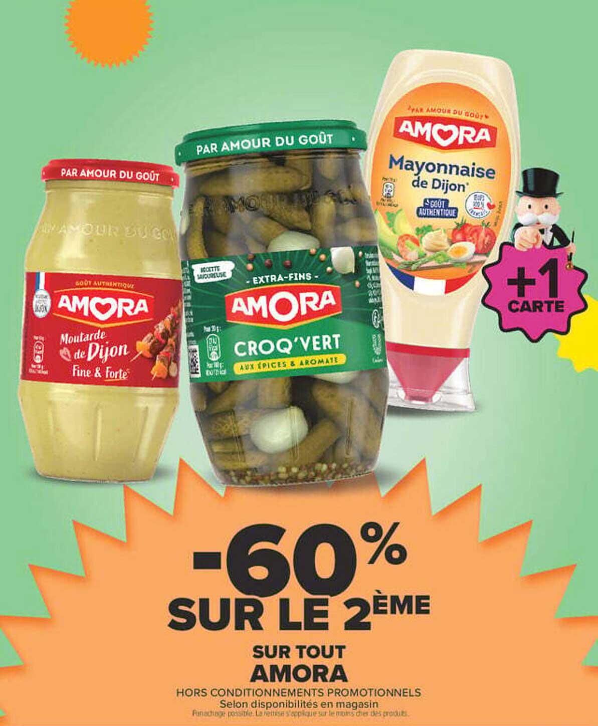 -60% SUR LE 2ÈME SUR TOUT AMORA