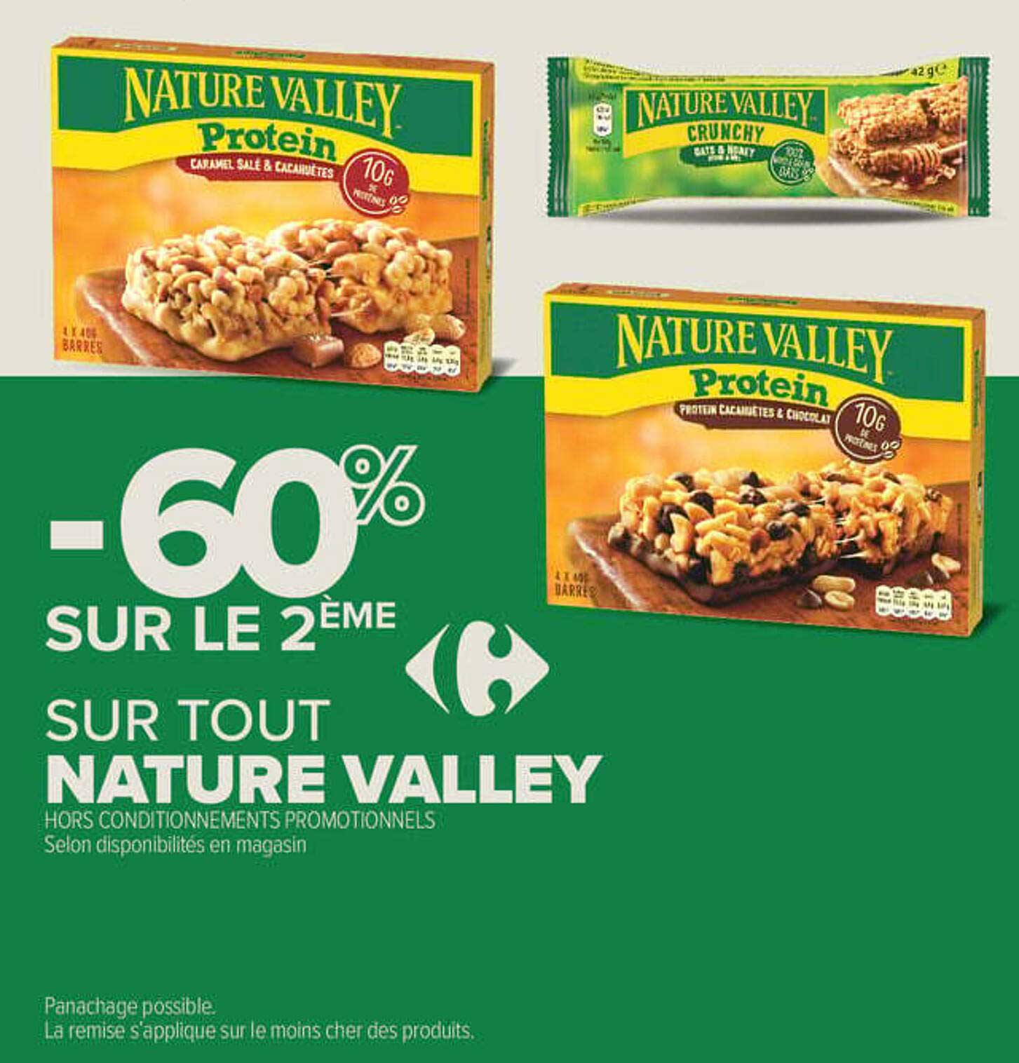 -60% SUR LE 2ÈME SUR TOUT NATURE VALLEY