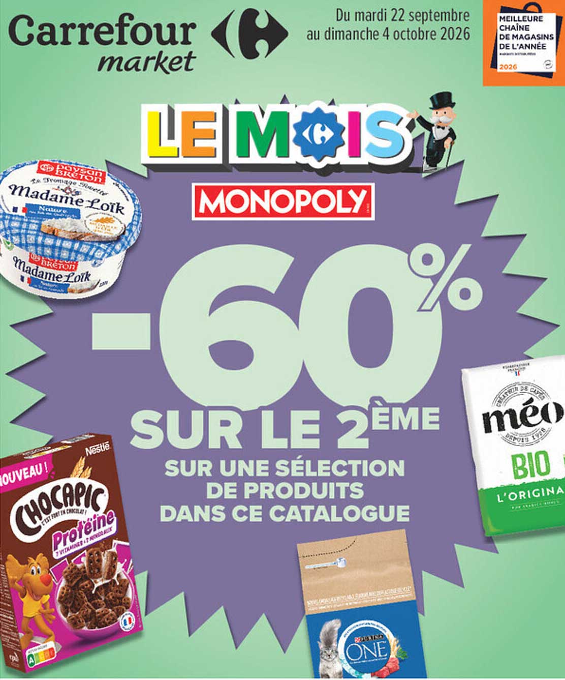 -60% SUR LE 2ÈME SUR UNE SÉLECTION DE PRODUITS DANS CE CATALOGUE