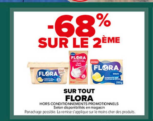 -68% SUR LE 2ÈME SUR TOUT FLORA