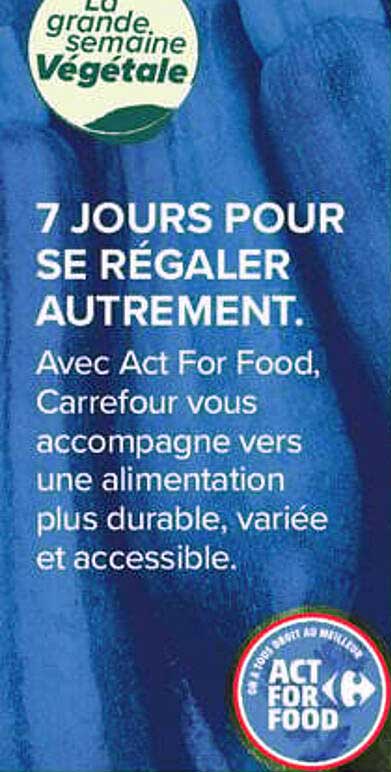 7 JOURS POUR SE RÉGALER AUTREMENT.