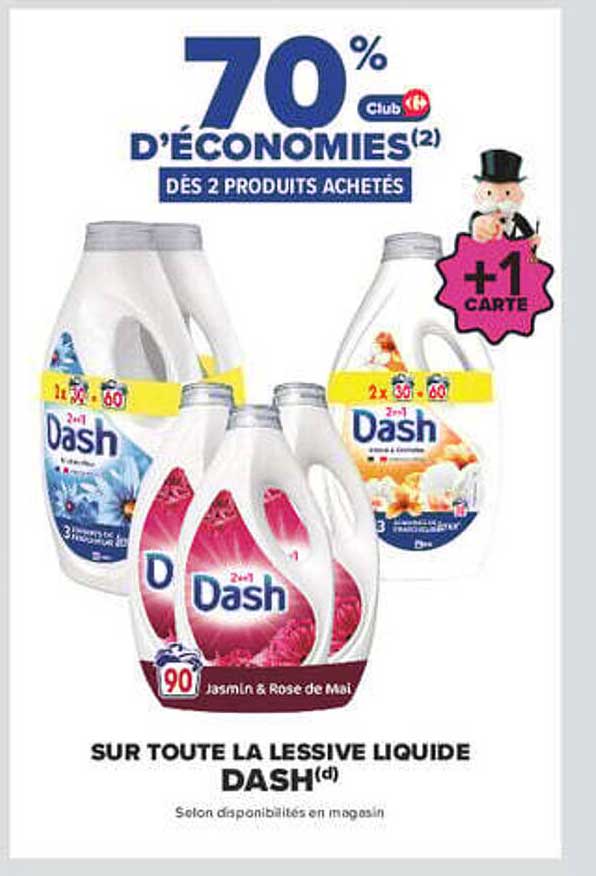 70% d’économies(2) dès 2 produits achetés