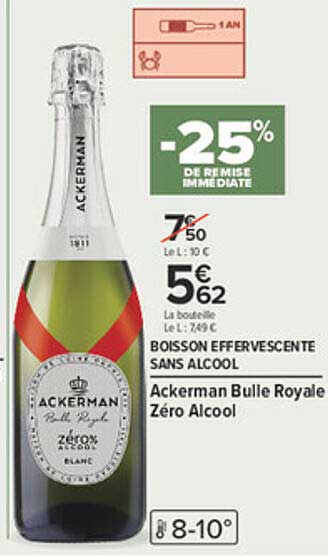 Ackerman Bulle Royale Zéro Alcool