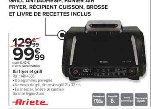 Air fryer et grill