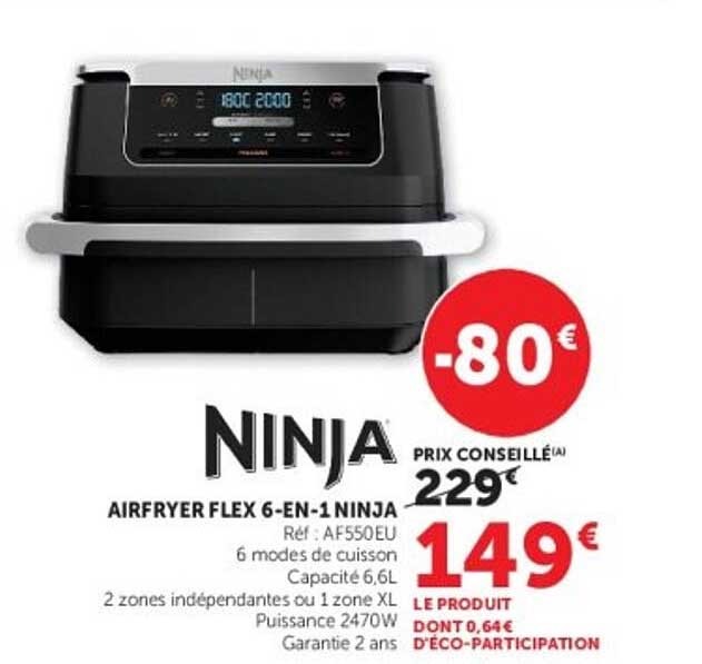 AIRFRYER FLEX 6-EN-1 NINJA