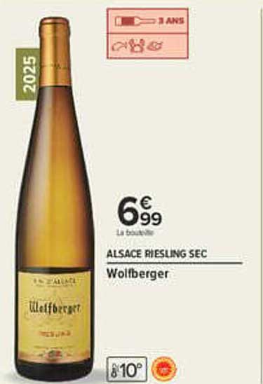 ALSACE RIESLING SEC Wolfberger