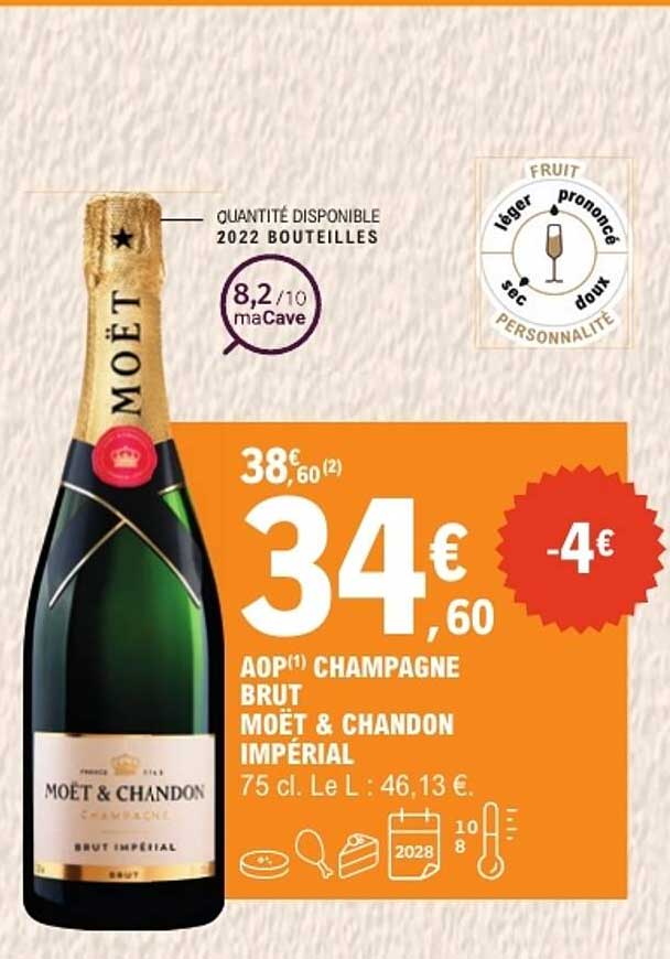 AOP CHAMPAGNE BRUT MOËT & CHANDON IMPÉRIAL