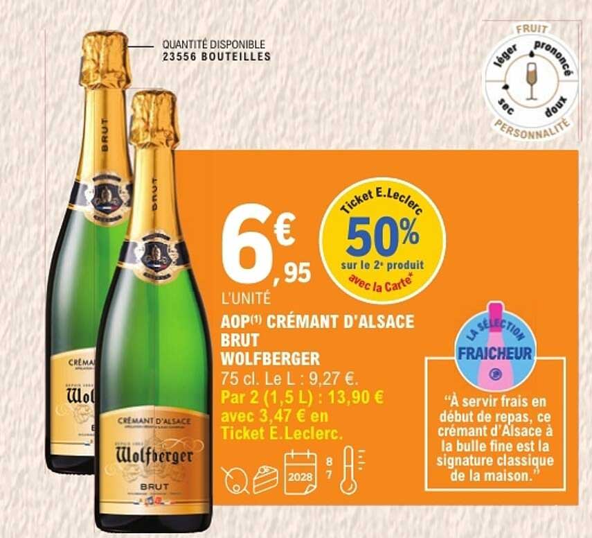 AOP CRÉMANT D'ALSACE BRUT WOLFBERGER