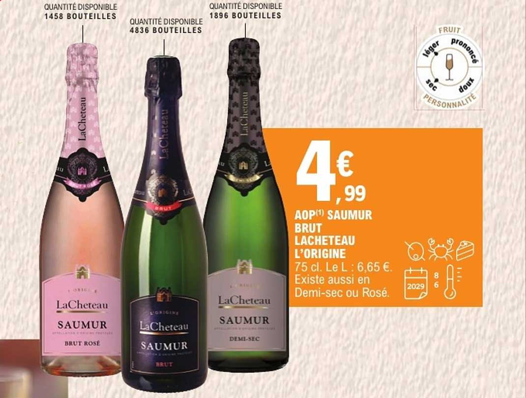 AOP(*) SAUMUR BRUT LACHETEAU L’ORIGINE
