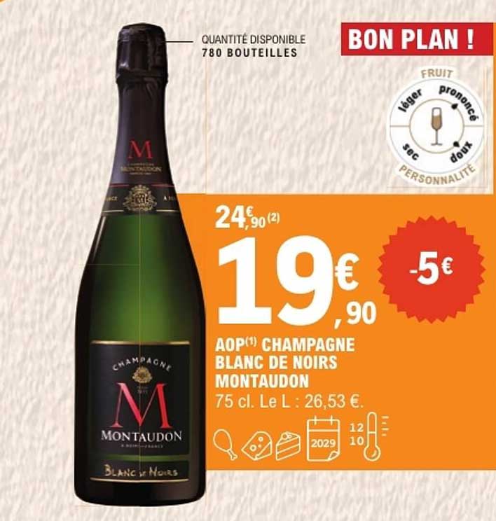 AOP(1) CHAMPAGNE BLANC DE NOIRS MONTAUDON