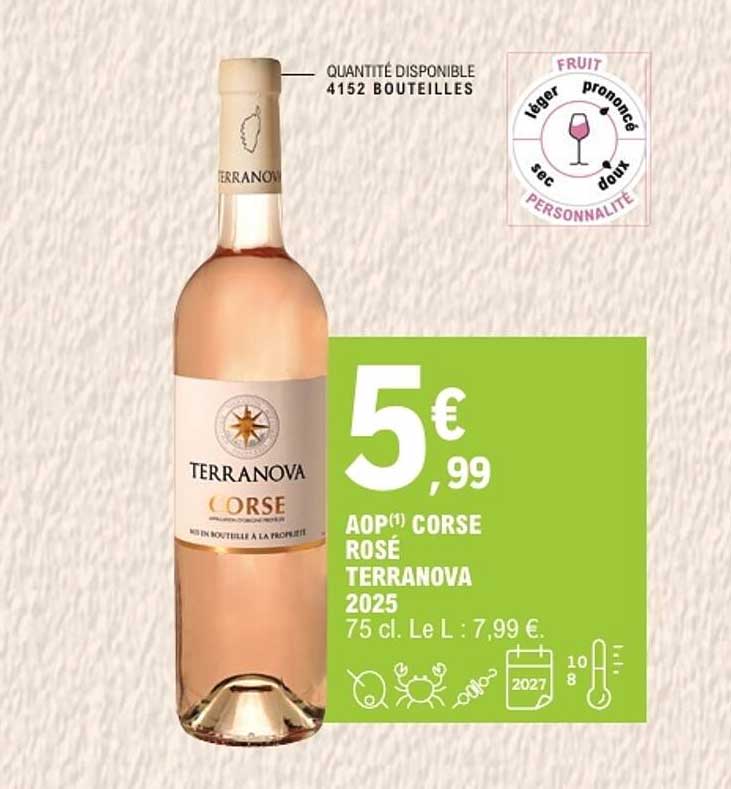 AOP(1) CORSE ROSÉ TERRANOVA 2025