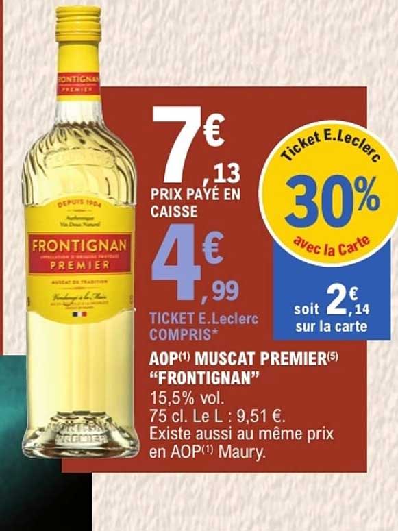AOP(1) MUSCAT PREMIER(5) “FRONTIGNAN”